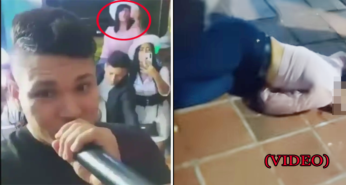 Mujer cae de segundo piso durante una fiesta y el video se vuelve viral ...